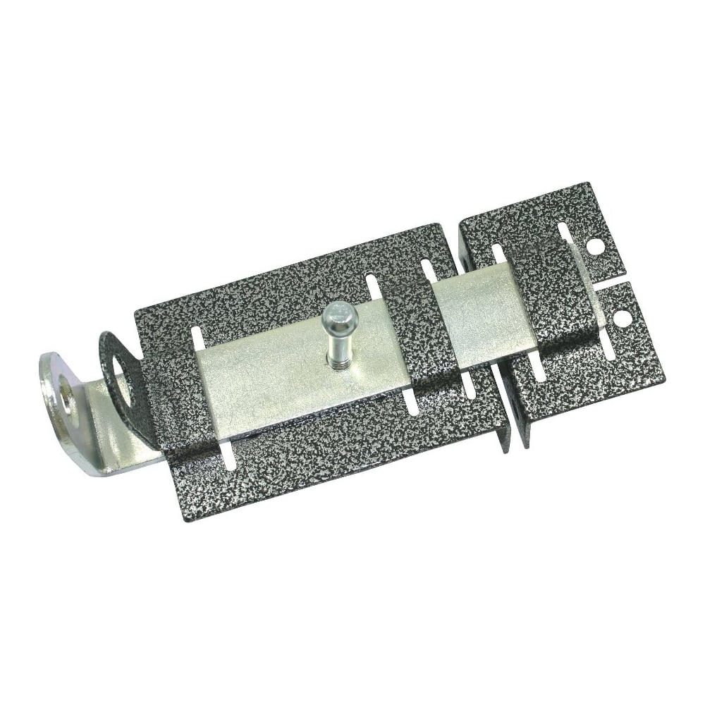 Изображение товара Задвижка дверная Крепстор с проушиной ЗД-04, 150 мм, серебро, 1 шт. 4665317040383