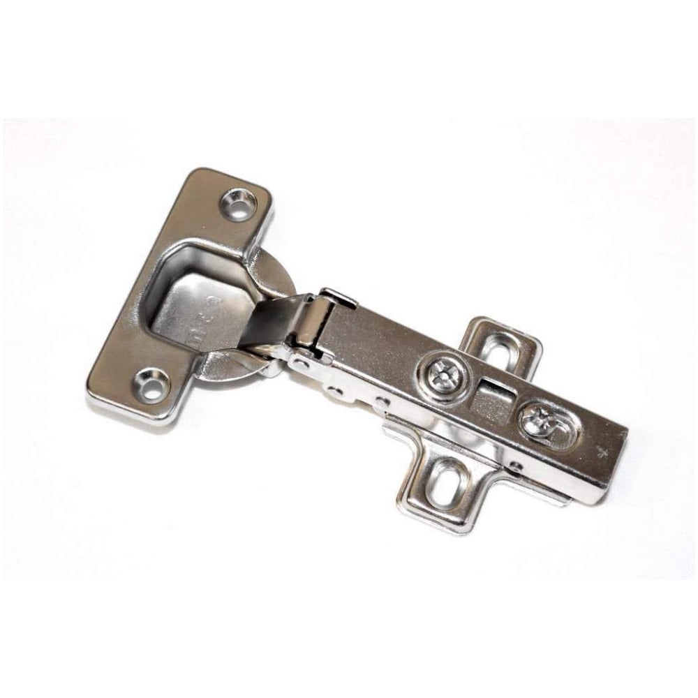 Изображение товара Мебельная петля Крепстор ПМЧ-1М прямая малая никель 6 шт