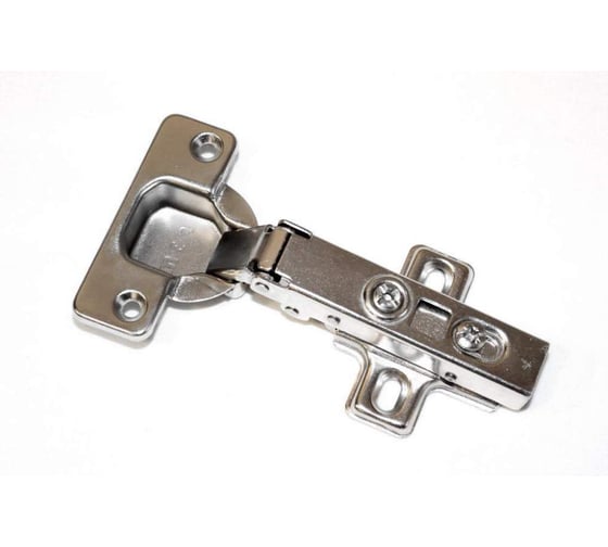 Изображение товара Петля мебельная Крепстор ПМЧ-1М, прямая малая, никель, Пакет 6 шт. 4665317042134