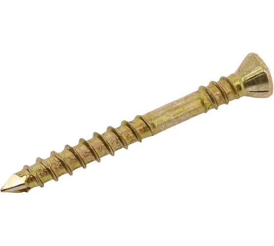 Изображение товара Саморез для пола Гвозdeck Gwozdeck потайной 3.5*35 упаковка 500 шт с битой Torx10 20463535YETXWG3