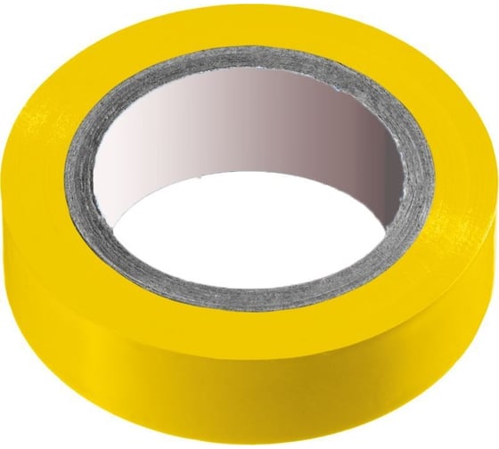 Изображение товара Изоляционная лента Hundle ширина 19мм, длина 20м, желтая, Коробка (250 рул) PVCT105M19-20-0.11-YEL