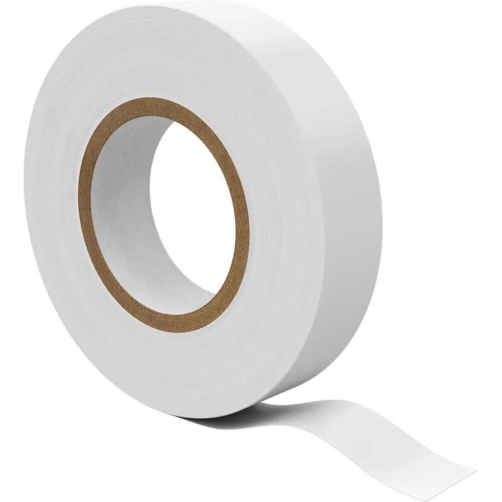 Изображение товара Изоляционная лента Hundle 19 мм 20 м белая, коробка 250 рулов PVCT105M19-20-0.11-WHT