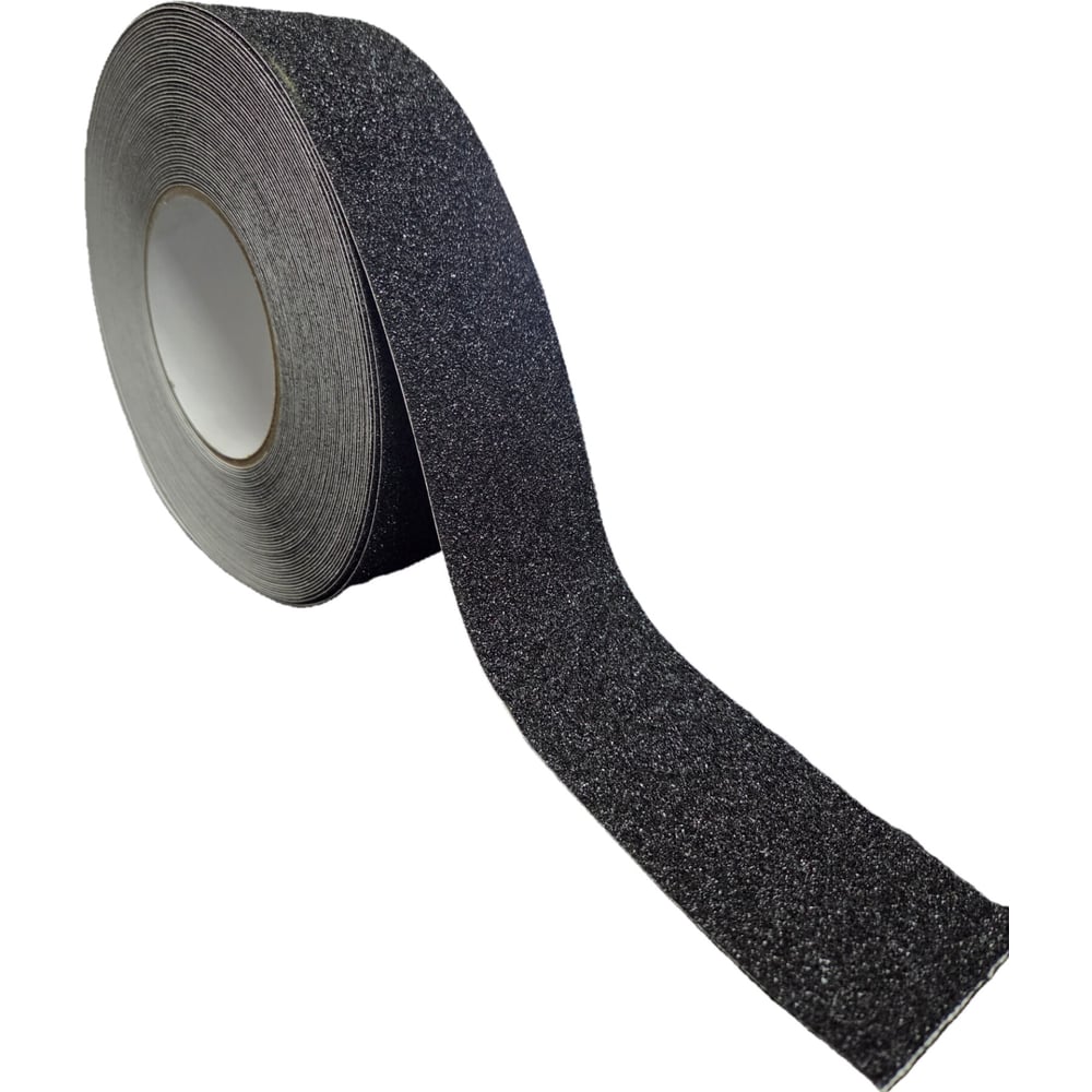 Изображение товара Противоскользящая лента ЗАО МОНА черная 50ммх18м зерно R60 для безопасности