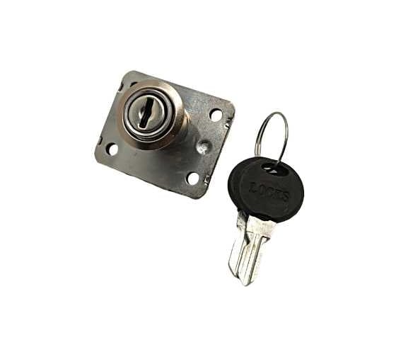 Изображение товара Замок мебельный большой Крепстор №208, никель, Пакет 3 шт. 4665317041199