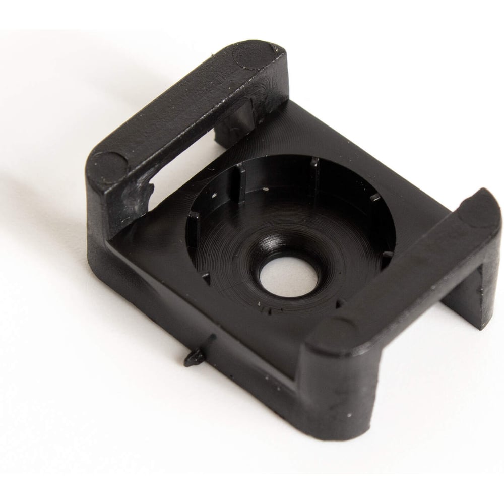 Изображение товара Монтажная площадка под хомут УРАЛ ПАК универсальная черная 50 шт АЭ-5130008-050