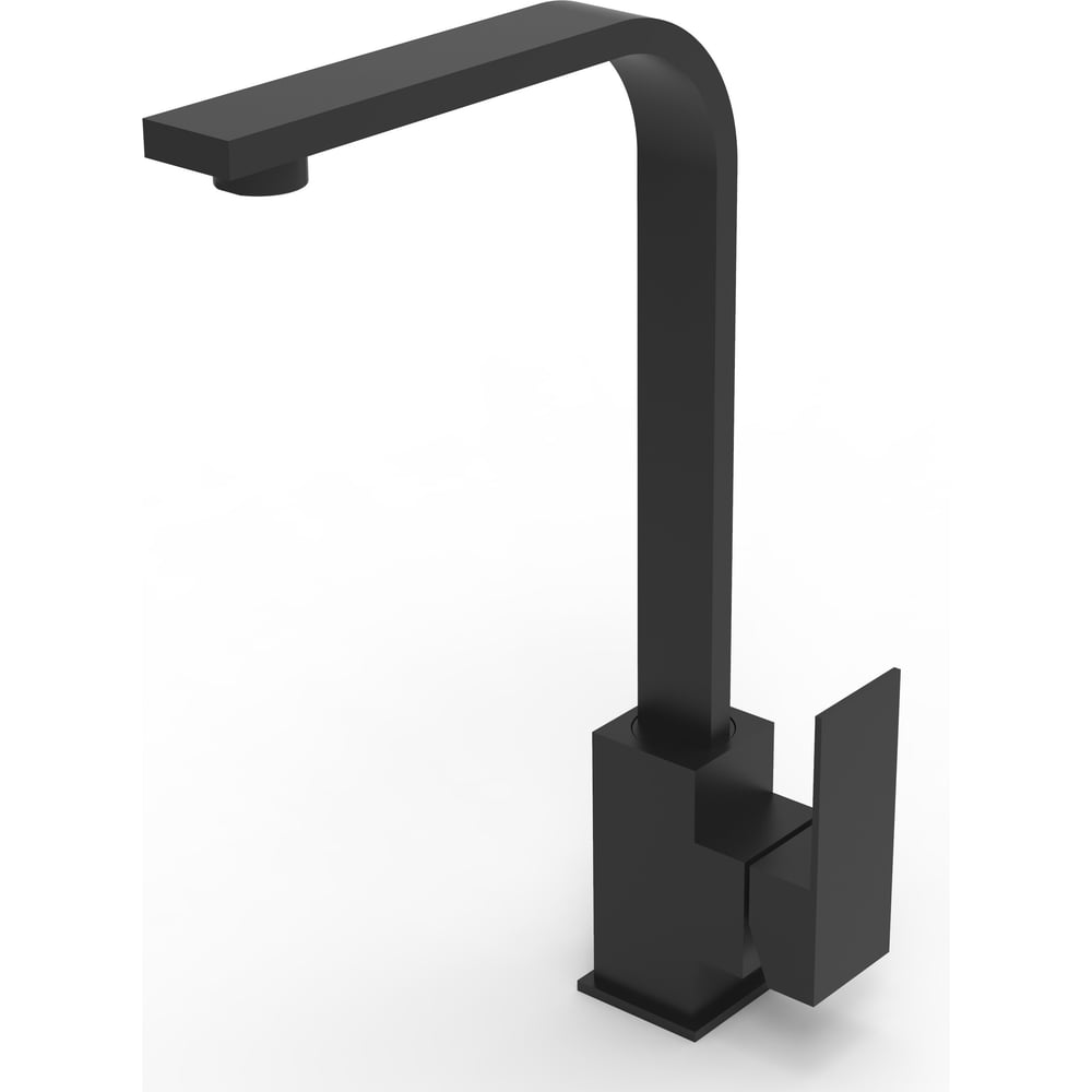 Изображение товара Смеситель для кухни ARGOTECH HARD Г-обр. излив, Ø35 нерж. сталь, чёрный 44866