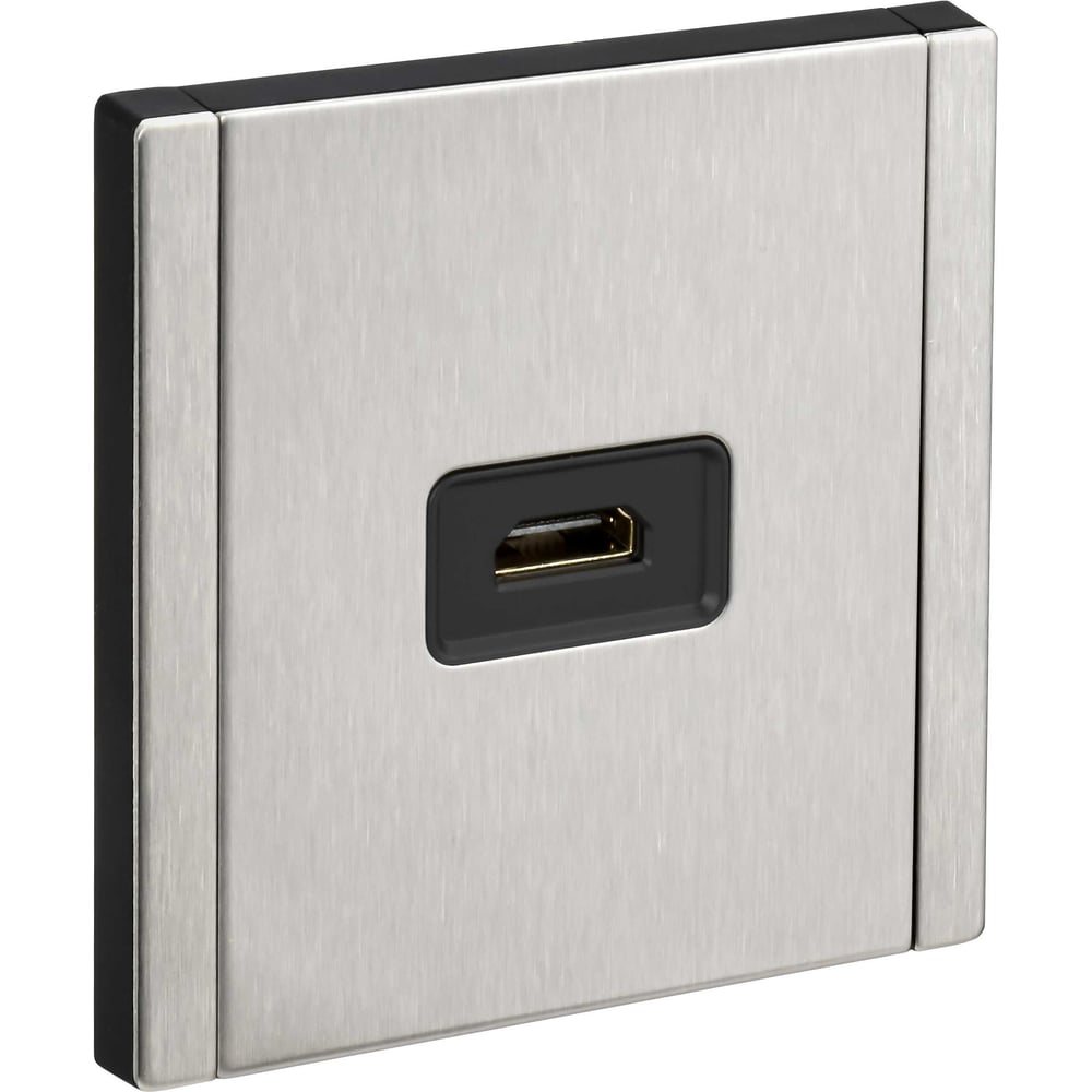 Изображение товара Розетка HDMI IEK FORTE&PIANO FP740M никель встроенная монтаж популярное решение