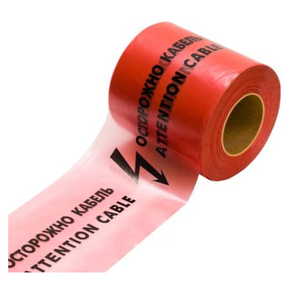 Изображение товара Сигнальная лента ЕТР ЛСК 0,080х150мм красная 200м рулон