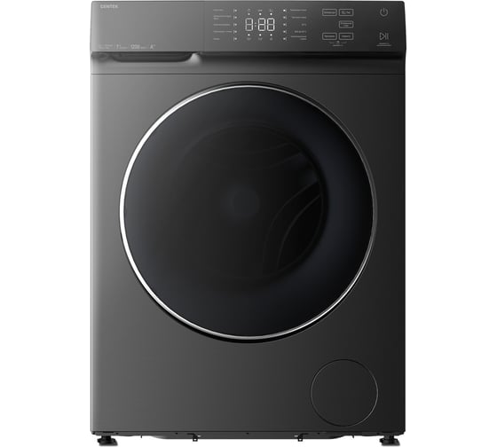 Изображение товара Стиральная машина Centek (серый) 1200 / 7кг / 42см / 10 программ / LED-Дисплей/Очистка барабана / Пар / A++ CT-1973