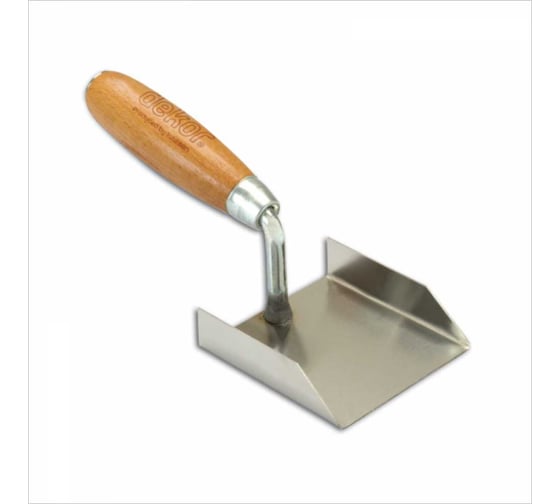 Изображение товара Мастерок для выведения углов SAMGRUPP DEKOR 88х90х90 мм пружин. сталь, 12 шт/уп DEK-237