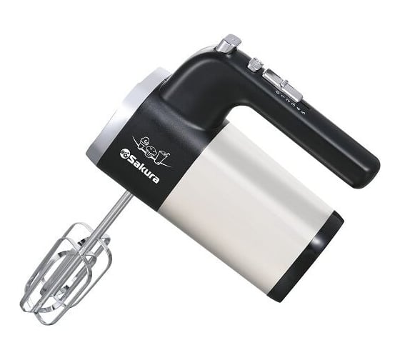 Изображение товара Миксер электрический SAKURA SA-6329SBK Premium 600Вт, 5 скоростей, турбо РТ-00062483