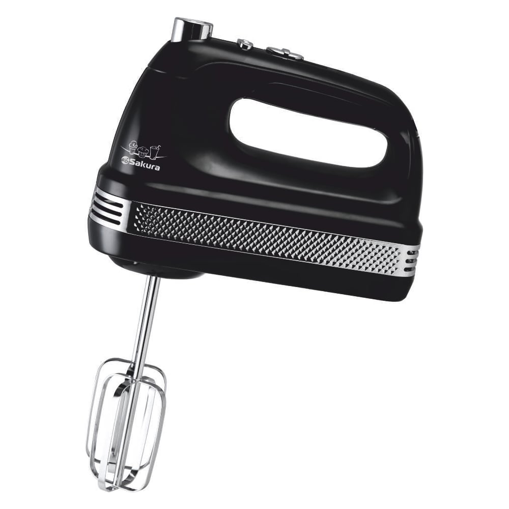 Изображение товара Миксер электрический SAKURA SA-6338BK 250Вт, 5 скоростей, турбо УТ000003637