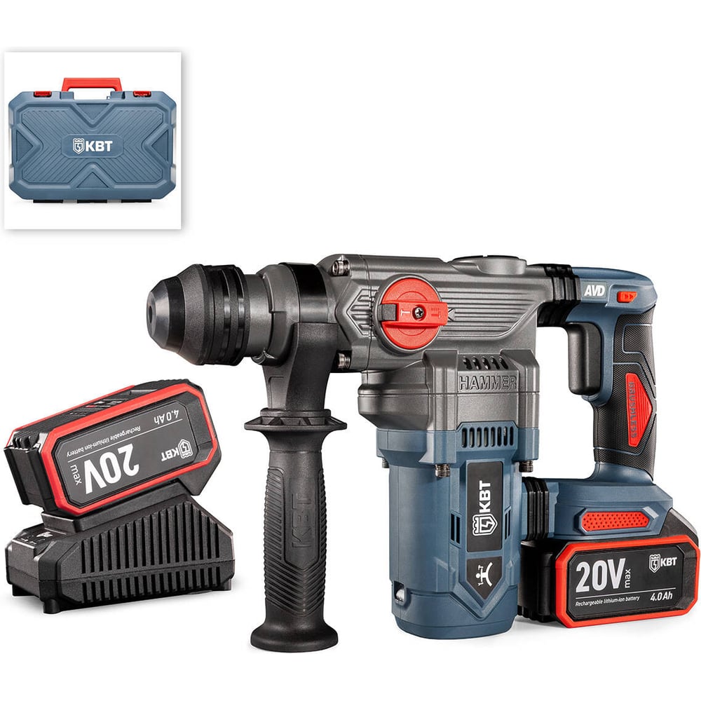 Изображение товара Перфоратор КВТ HB-20-30 серия ПРОФИ аккумуляторный ударный инструмент