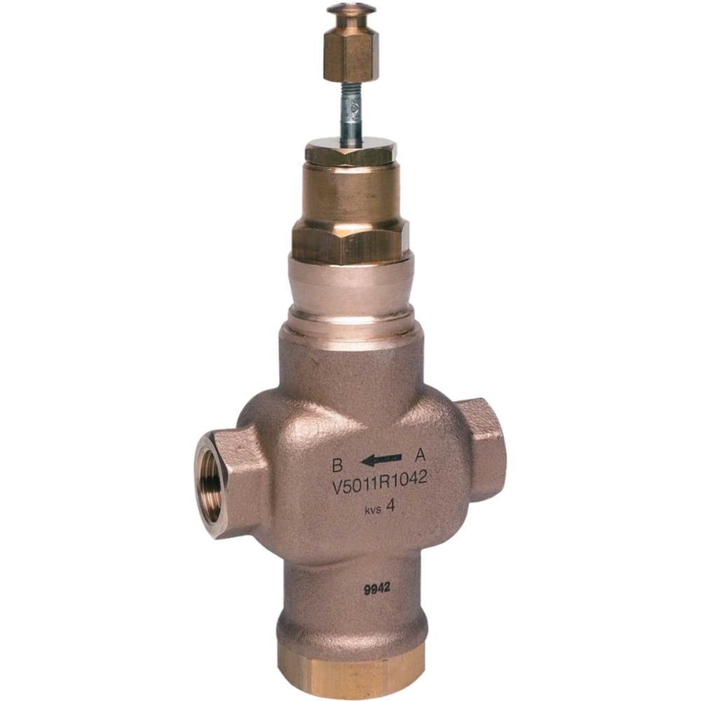 Изображение товара Регулирующий линейный муфтовый клапан Honeywell DN40 PN16 Kvs 25 20мм V5011R1083