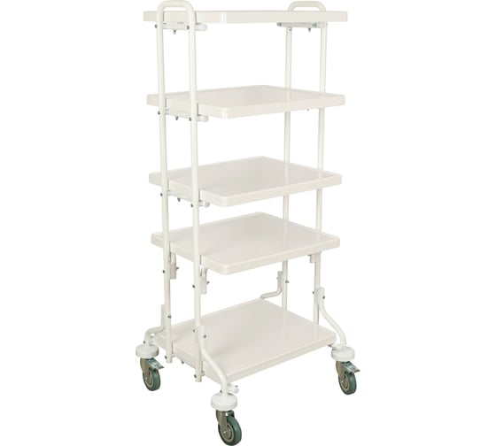 Изображение товара Тележка лапароскопическая пятипанельная для размещения и транспортировки лапароскопических приборов и инструментов дезар ТЛ-5-01«КРОНТ» по ТУ 9451-005-11769436-2002 60735