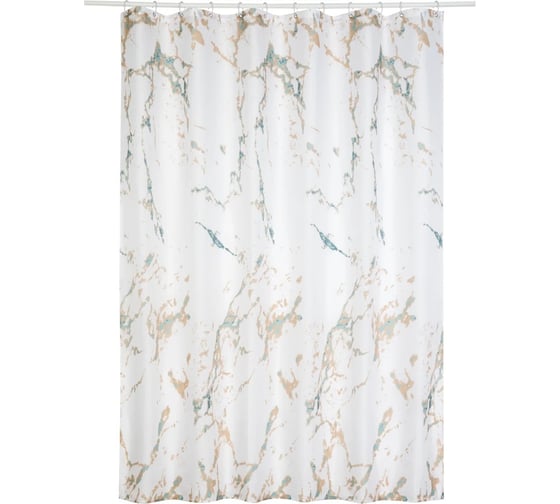Изображение товара Штора для душа VIDAGE Nebbia 180x200 см, полиэстер, под мрамор 1327039