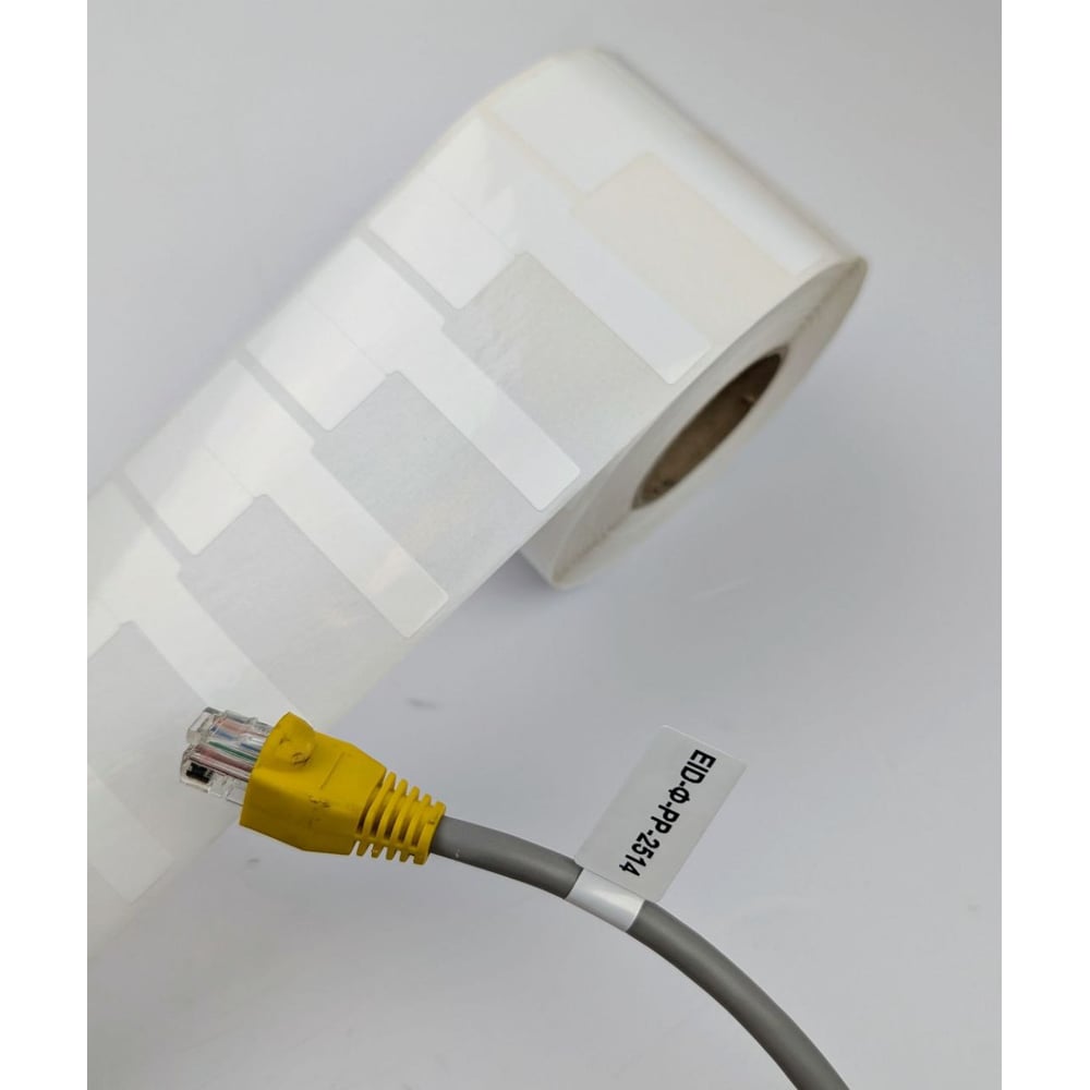 Изображение товара Складной флажок в рулоне 60х28мм для ТТ печати 1000 шт белый Изображение товара Складной флажок в рулоне 60х28мм для ТТ печати 1000 шт белый