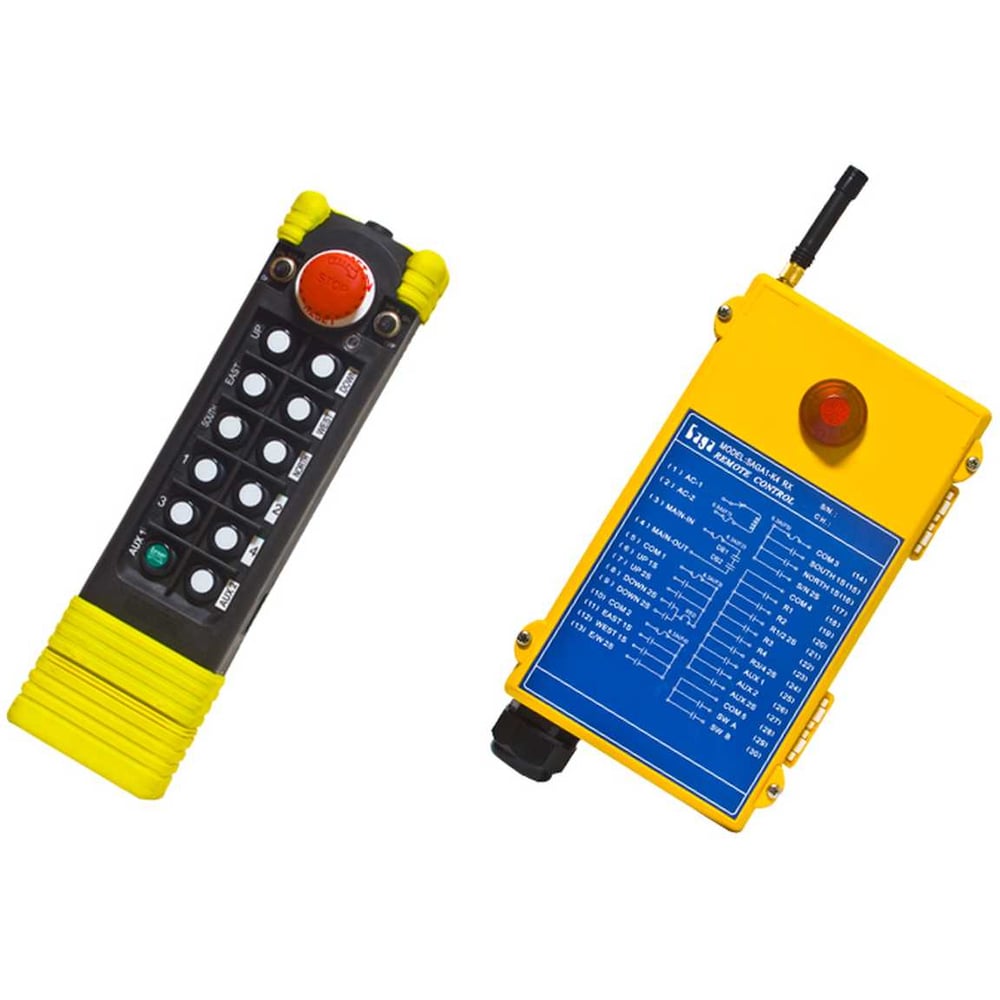 Изображение товара Комплект радиоуправления SAGA1 -K4 11 кнопок 2 скорости IP65 для профессионального использования