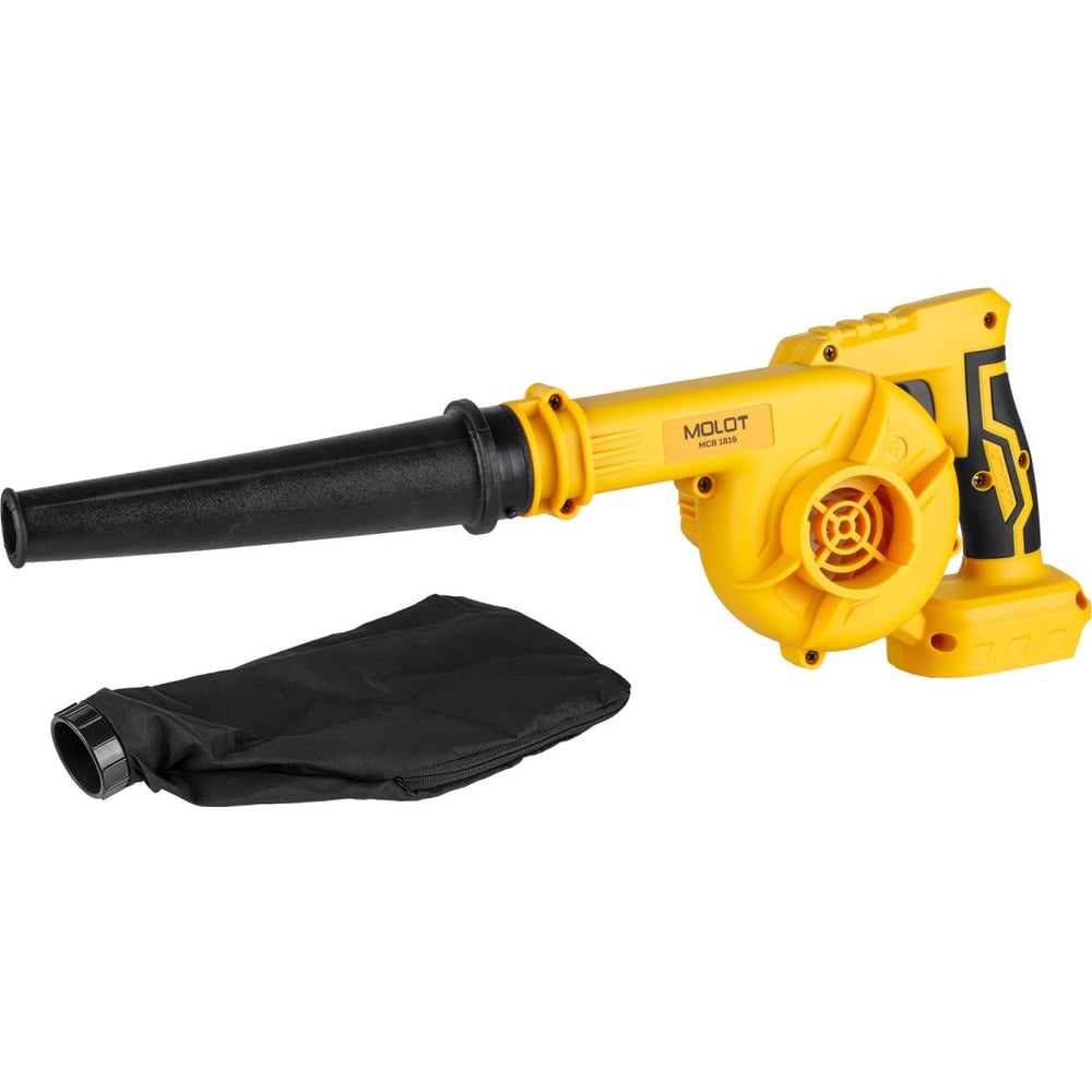 Изображение товара Аккумуляторная воздуходувка MOLOT MCB 1816 XLT Lite для уборки мусора