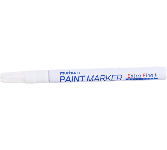 Изображение товара Маркер-краска MunHwa PAINT MARKER EXTRA FINE, белая 1 мм EFPM05 12/576/28800 Б0048236