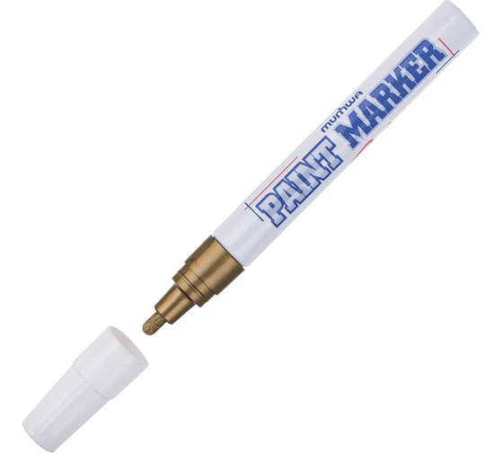 Изображение товара Маркер-краска MunHwa 106633 PM07 золото, 4 мм, нитрооснова Б0052754