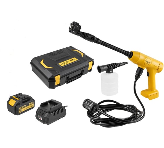 Изображение товара Очиститель высокого давления аккумуляторный MOLOT MPW 1825 XLT Lite SET ЦЗ-2803290325