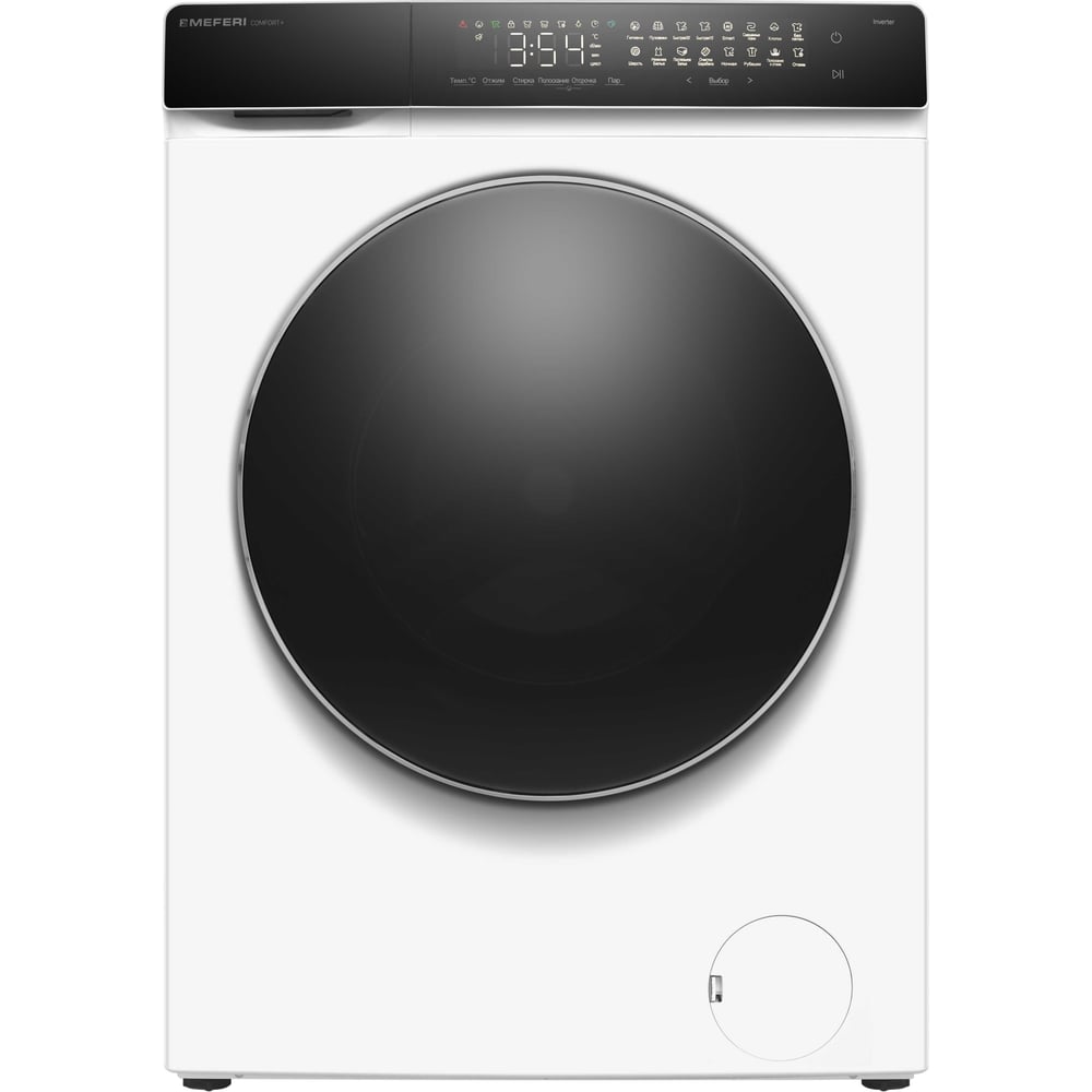 Изображение товара Стиральная машина с инвертором и паром, отдельностоящая MEFERI MFW121416WH COMFORT PLUS МФ-00001005