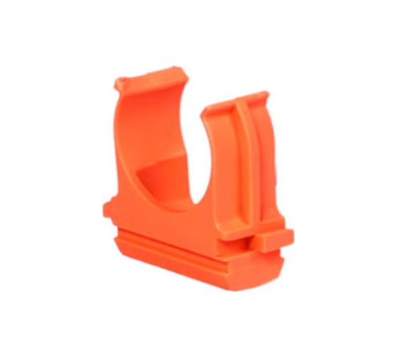 Изображение товара Крепеж-клипса для труб Урал ПАК оранжевая, d25 мм, 10 шт. АТ-40125-010