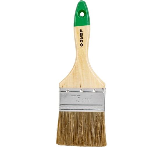 Изображение товара Плоская кисть ЗУБР ЛАЗУРЬ-МАСТЕР 4-01009-075