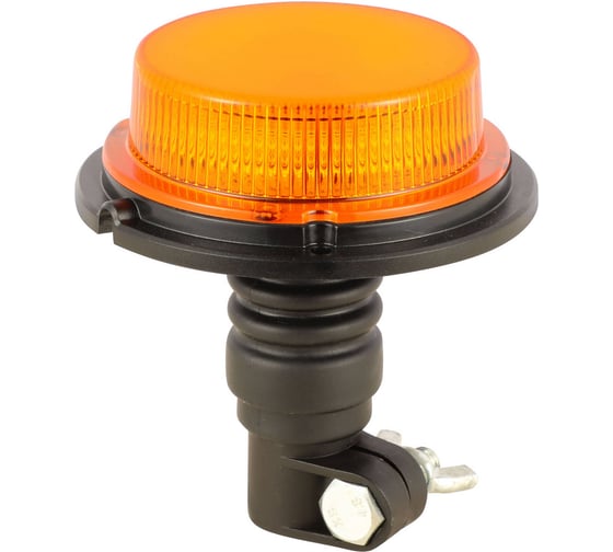 Изображение товара Маяк проблесковый светодиодный AIRLINE PRO, 18Вт, 18LED, 12/24В, 1 режим, DIN кронштейн, D-120мм, H-133мм ALBL006