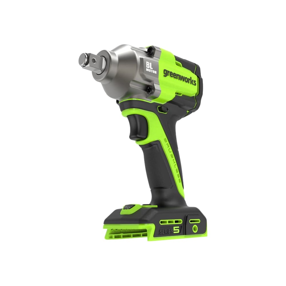 Изображение товара Гайковерт ударный аккумуляторный Greenworks IW5500 24V 500 Нм, 3 режима