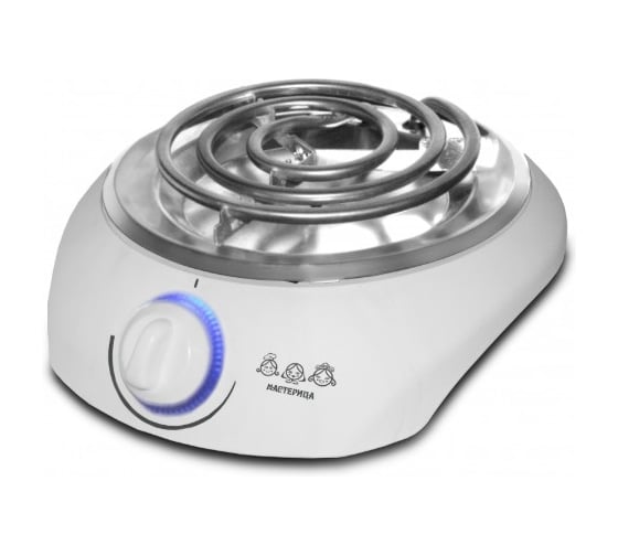 Изображение товара Плитка электрическая Мастерица ES-0101, 1 конфорка, белая 00-00039565