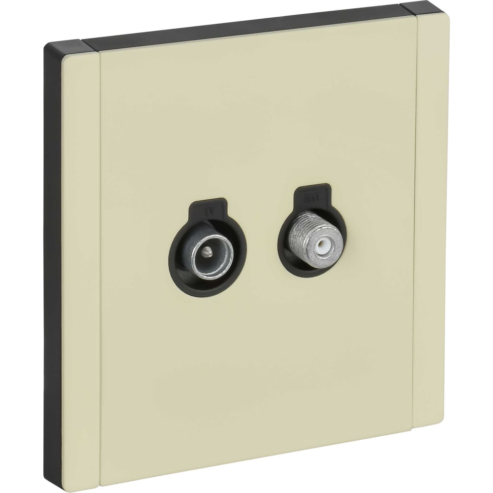 Изображение товара Розетка двойная IEK FORTE&PIANO TV+SAT FP838M слоновая кость