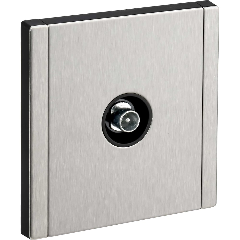 Изображение товара Розетка телевизионная проходная IEK FORTE&PIANO FP729M никель