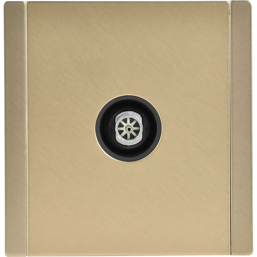 Изображение товара Розетка телевизионная оконечная IEK FORTE&PIANO FP628M шампань