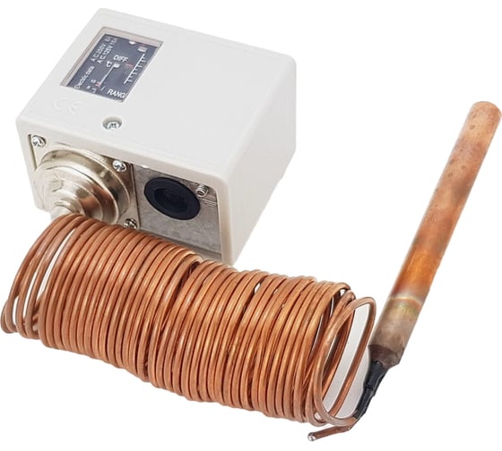 Изображение товара Капиллярный термостат (защита от замерзания) T90 (40-90℃) с капиллярной трубкой 5 м TECHNO 990350