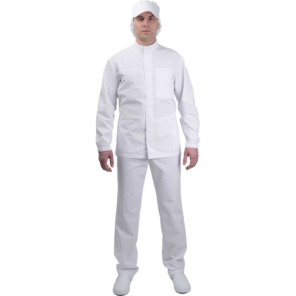 Изображение товара Куртка ГК Спецобъединение АПРЕЛЬ ХАССП Белая мужская 136-140