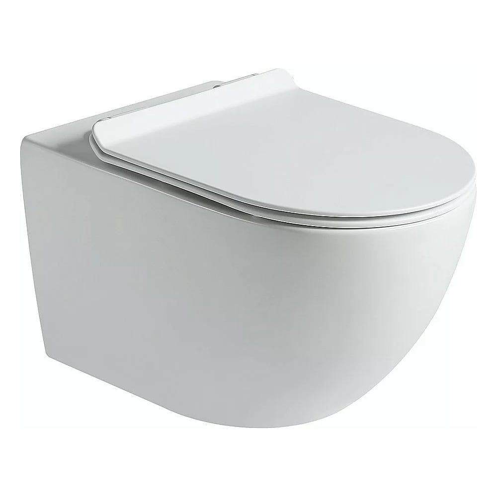 Изображение товара Santi Line SL-5002T-MW: подвесной безободковый унитаз с Tornado-смывом