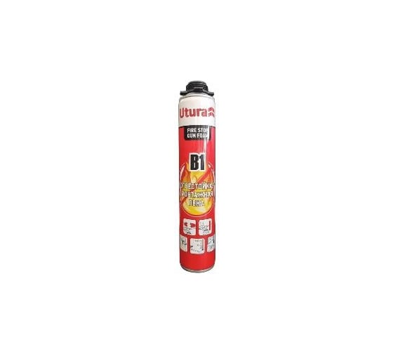 Изображение товара Пена огнестойкая Utura B1, 890гр 12/816 УТ000009567