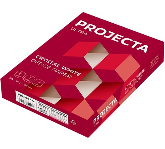 Изображение товара Бумага офисная Technoevolab Projecta Ultra А4 80г/м² 500л Класс А UT-00000016