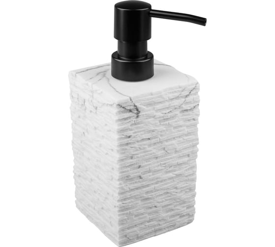 Изображение товара Диспенсер (дозатор) для мыла PERFECTO LINEA STONEWAVE, белый, ЦЗ-1228281600