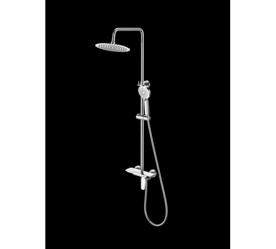 Изображение товара Душевая стойка Santi Line хром, верхний душ диаметр 250мм SL-9011