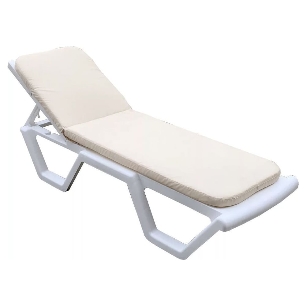 Изображение товара Матрац для шезлонга B:rattan Tweet бежевый 1800х570х60 см водонепроницаемый