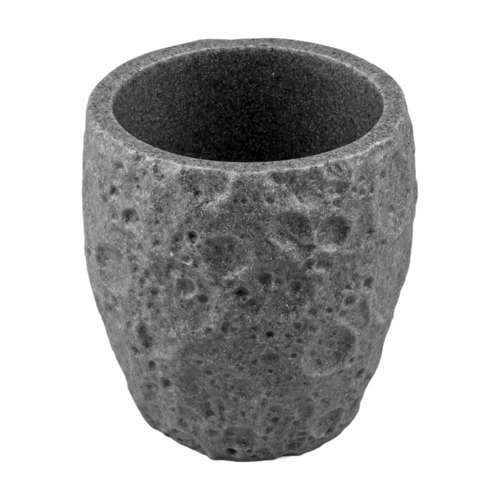 Изображение товара Стакан для зубных щеток PERFECTO LINEA MOON STONE серый настольный