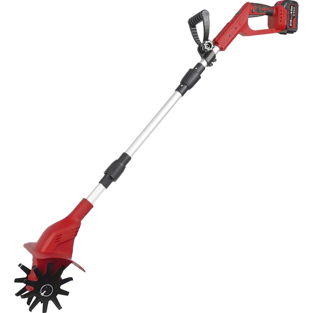 Изображение товара Культиватор аккумуляторный Edon CRT-40, 21 В, Li-Ion, 4.0 А·ч, 330 об/мин, фреза 40 мм, глубина 110 мм, ширина 150 мм 40697