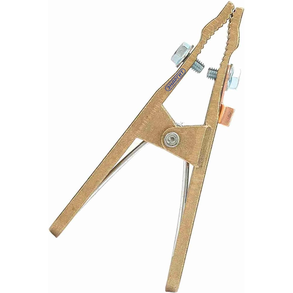 Изображение товара Клемма заземления из латуни Энаргит ECB10 200А пружинный зажим