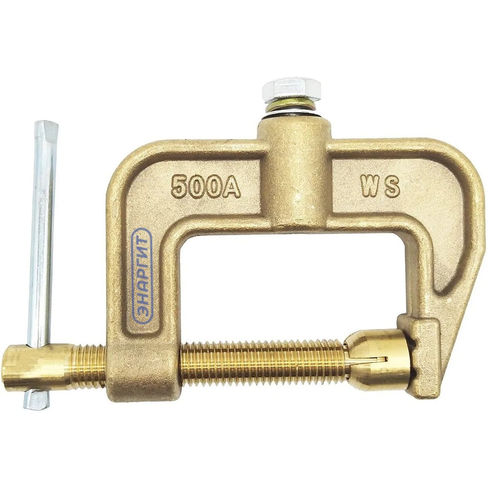 Изображение товара Клемма заземления Энаргит струбцина EC-17 500А из латуни