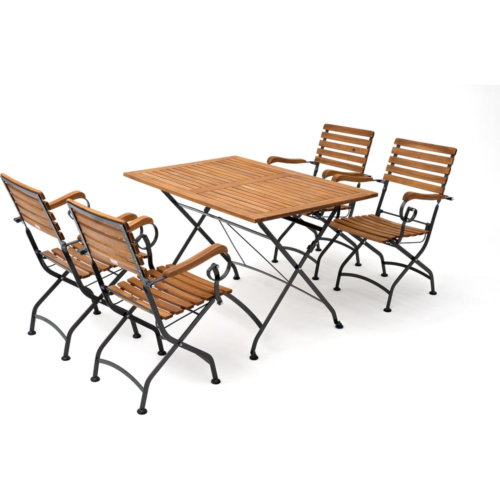 Изображение товара Обеденный комплект Joygarden LATA M со стульями и столом для дачи и сада