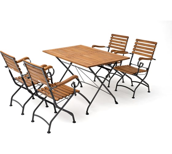 Изображение товара Обеденный комплект Joygarden LATA M, стулья с подлокотниками, 15605/15602