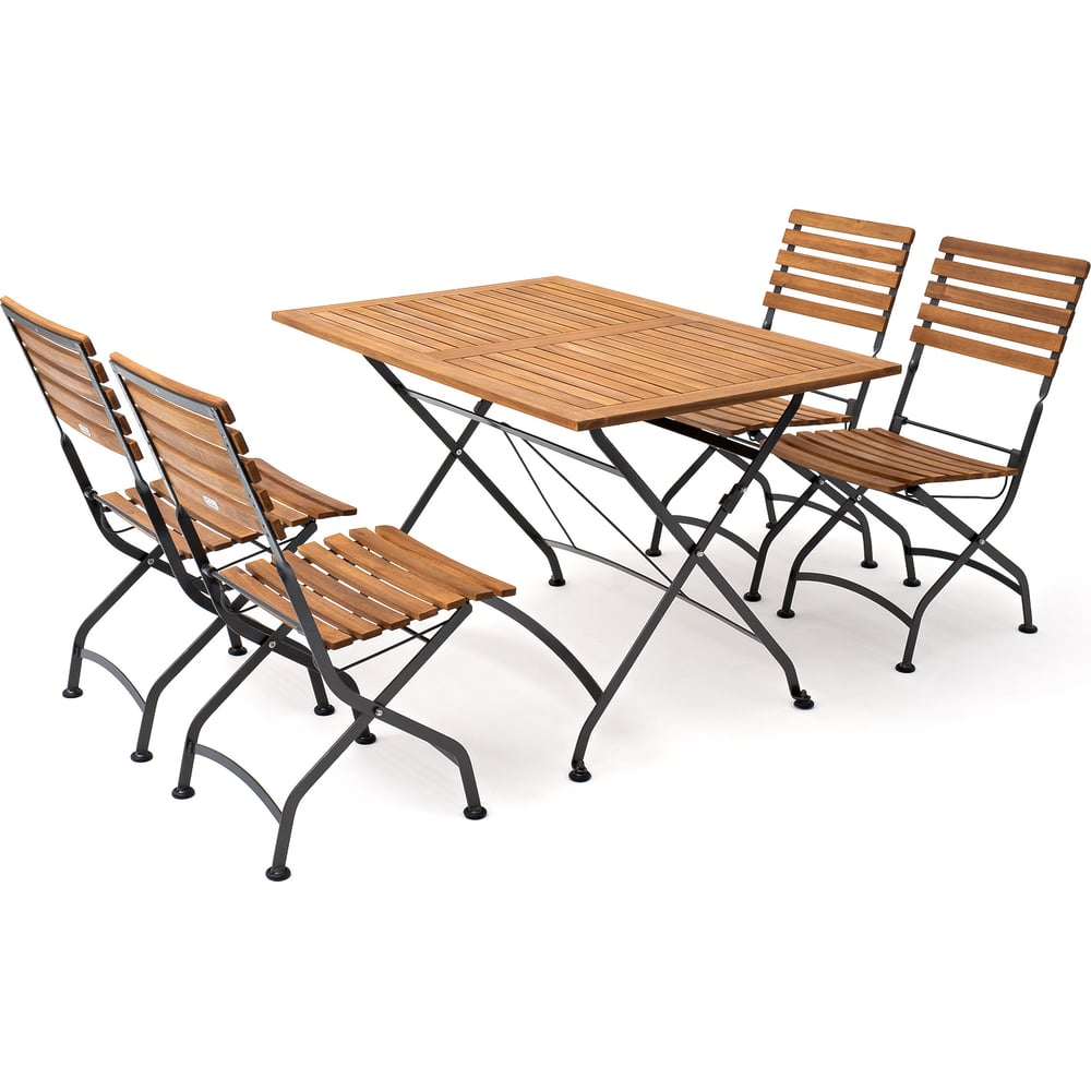 Изображение товара Обеденный комплект Joygarden LATA M для улицы, складной, водонепроницаемый, 5 предметов